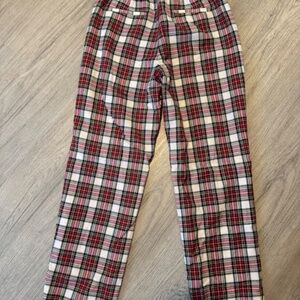 J. Crew Tartan Plaid Straight Leg Trousers (Size 2)